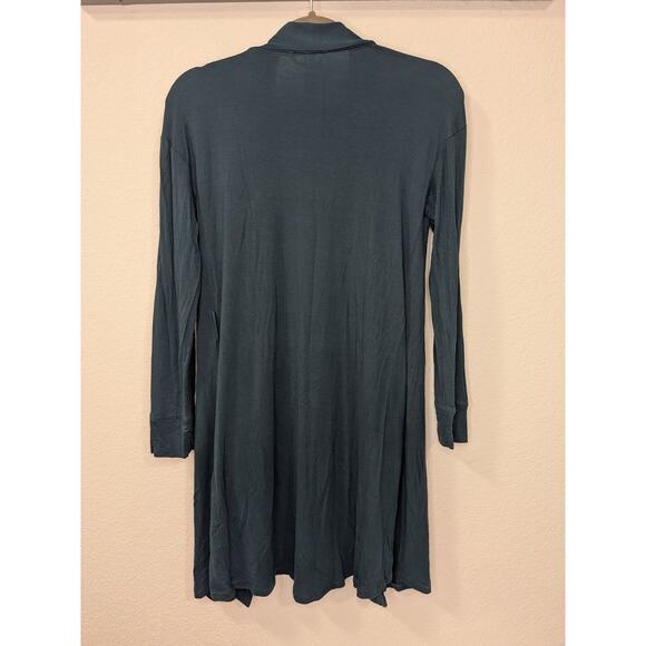 SKIMS Women's Size XXS Sleep Knit Open Front Robe Cardigan Green - Picture 5 of 6